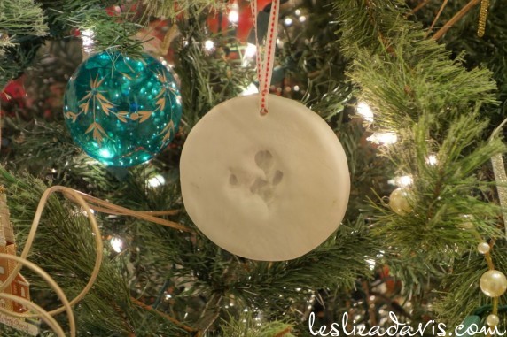 Cat Paw Print Ornament